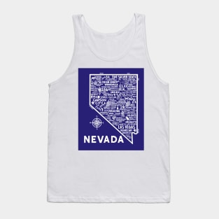 Nevada Map Tank Top